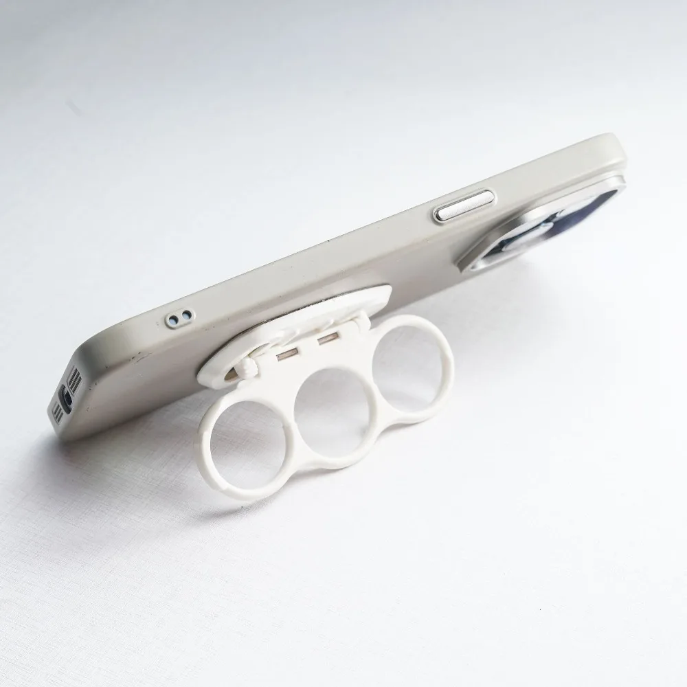 

Новое кольцо с отверстием для пальца, пряжка, подвижный стабильный держатель для мобильного телефона, складные белые аксессуары для телефонов для пожилых людей