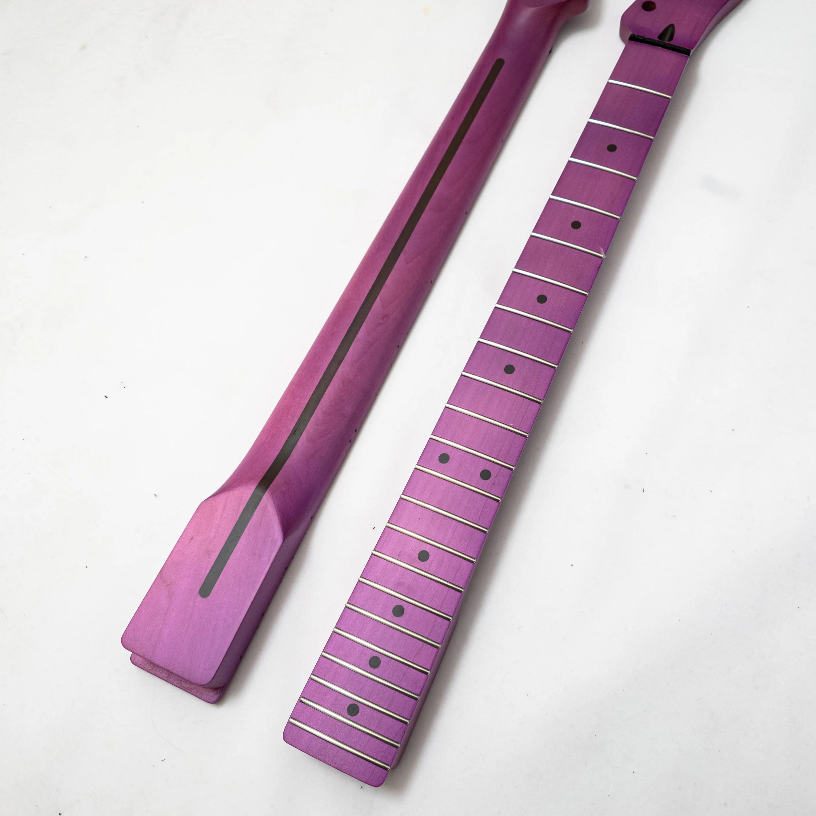 Purple Matte Maple Guitar Neck 25.5