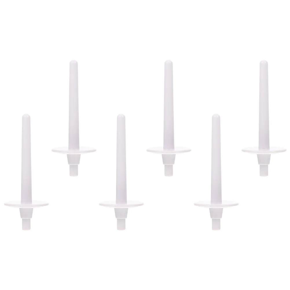 6Pcs Sewing Machine Spool Pin Plastic Bobbins Bobbin Winder Compact Small Thread Holder Sewing Accessories Bobbin Winder