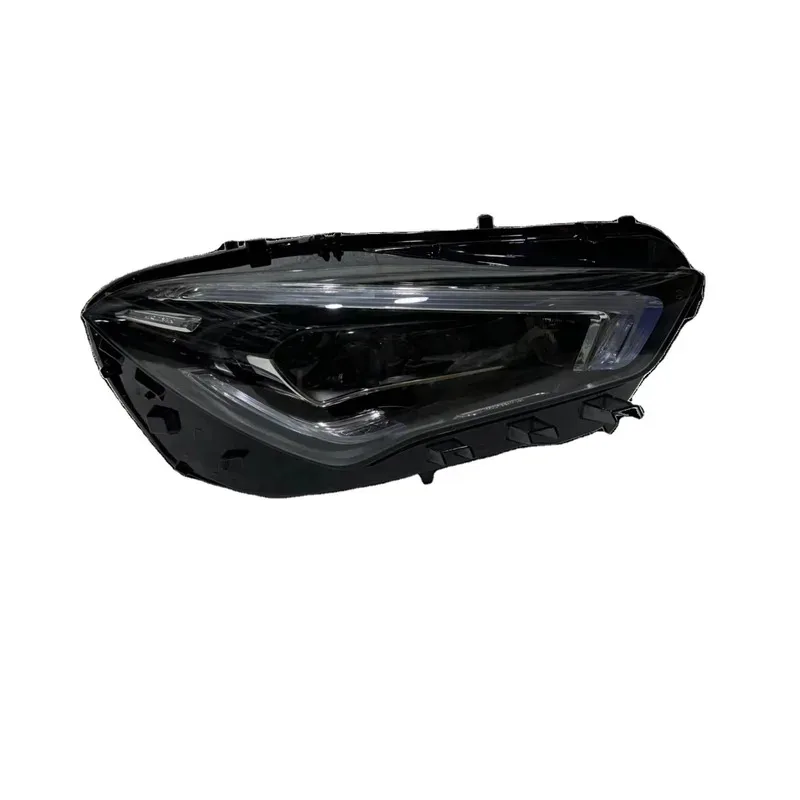 High Quality 2021-2024 LED Headlights CLA W118 Geometry Three Lens D1S Bulb Shape