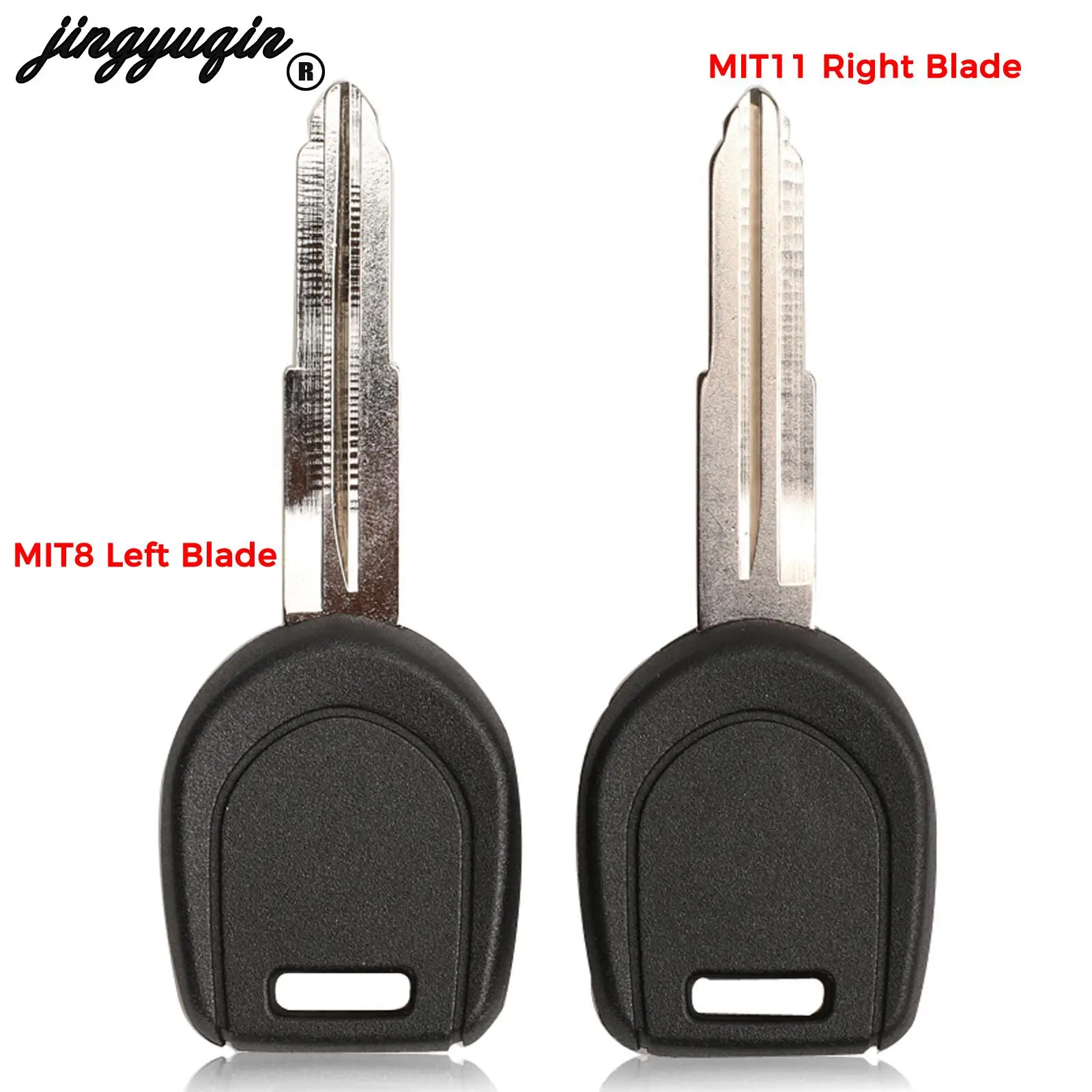 

Ретранслятор jingyuqin для ключа, оболочка для Mitsubishi Colt Outlander Mirage Pajero Blank MIT11R MIT8, левый/правый брелок