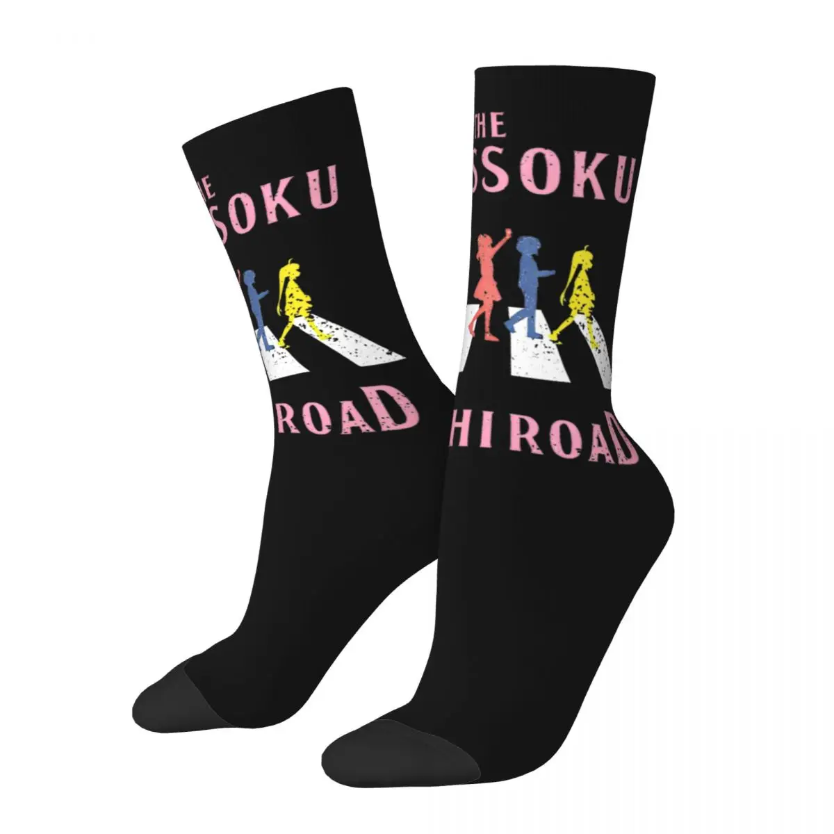 New Men's Socks Casual Bocchi The Rock Sock The Kessoku Bocchi Road Skateboard Women's Socks Spring Summer Autumn Winter