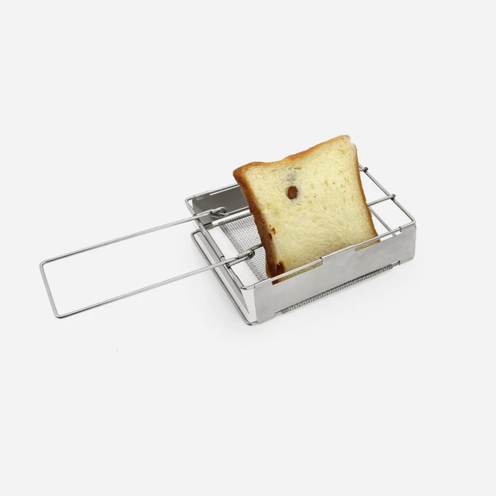 

Stainless Steel Grill Folding Stand Foldable Rack Small Structure Kitchen Toast Machine