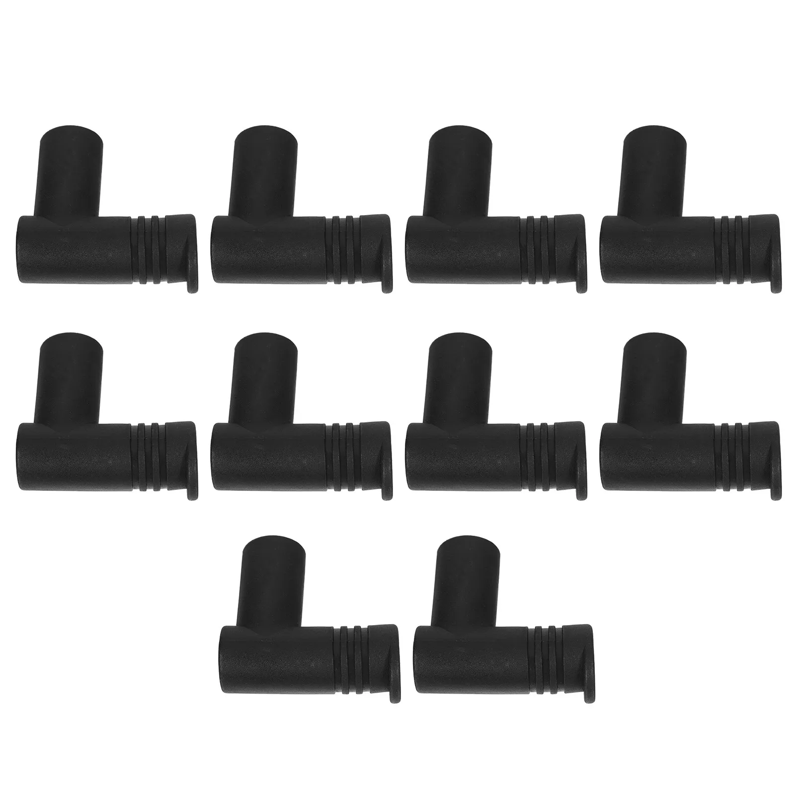 10Pcs Clothes Drying Rack Plastic Connectors Hollow Pole Adapters for Home Wardrobe Clothes Rack Accessories Stable Joints