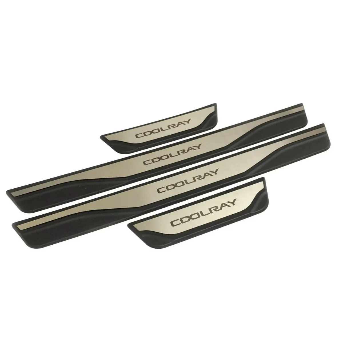 ABAIWAI For Geely Coolray 2019 2020-2022 2023 2024 2025 2026 2027 Car Door Sill Plate Stainless Steel Cover 3d Interiors Styling