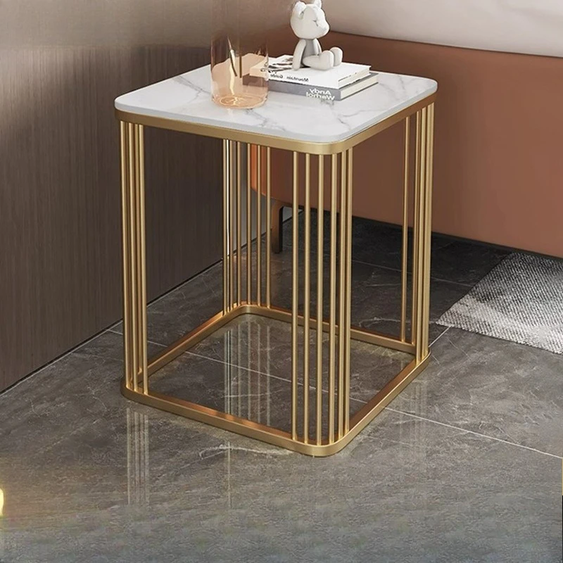 small square table Side few Nordic rock slab living room sofa side cabinet bedside cabinet removable small coffee table
