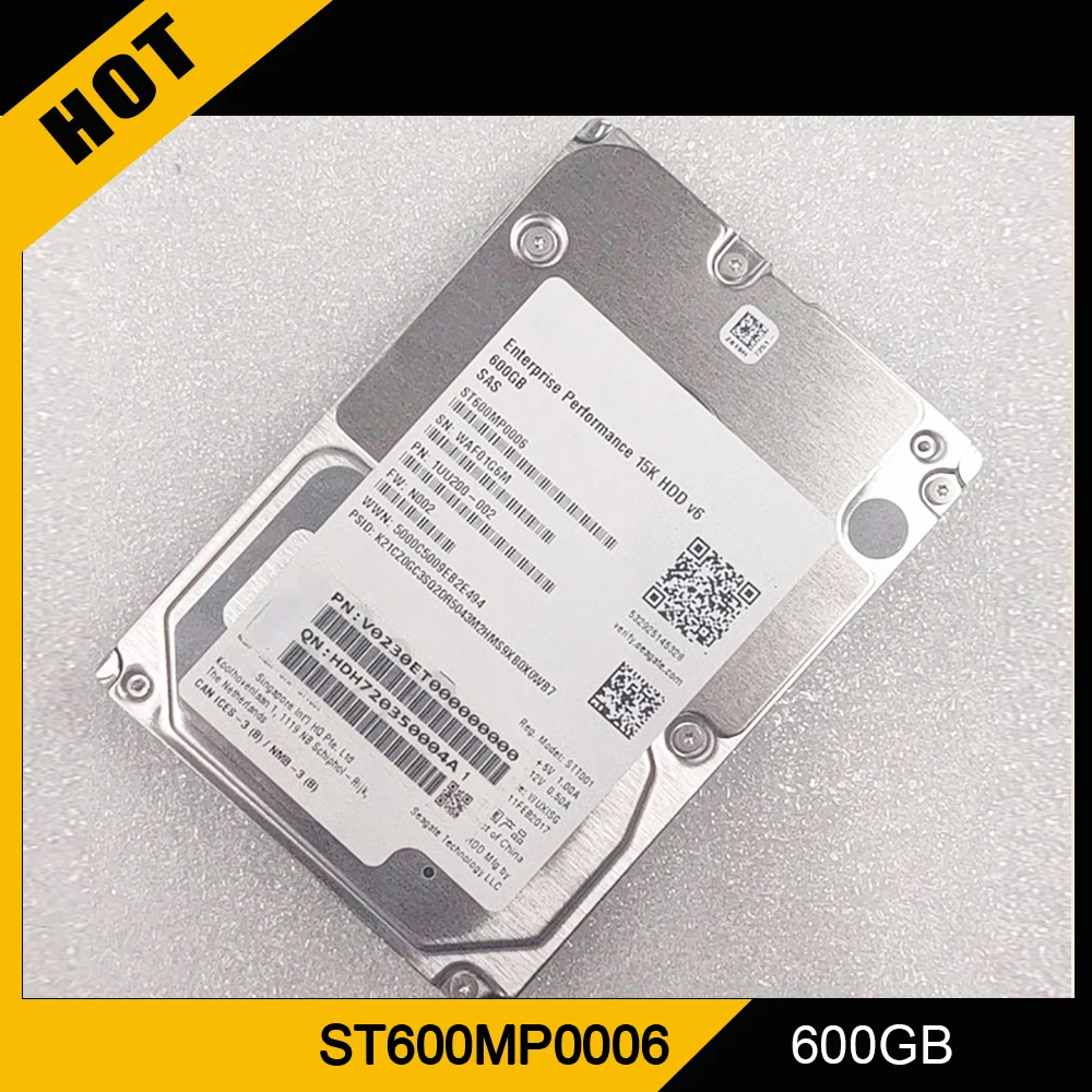 

ST600MP0006 For Seagate HDD 600G 15K SAS 12Gb 2.5' Server Hard Disk