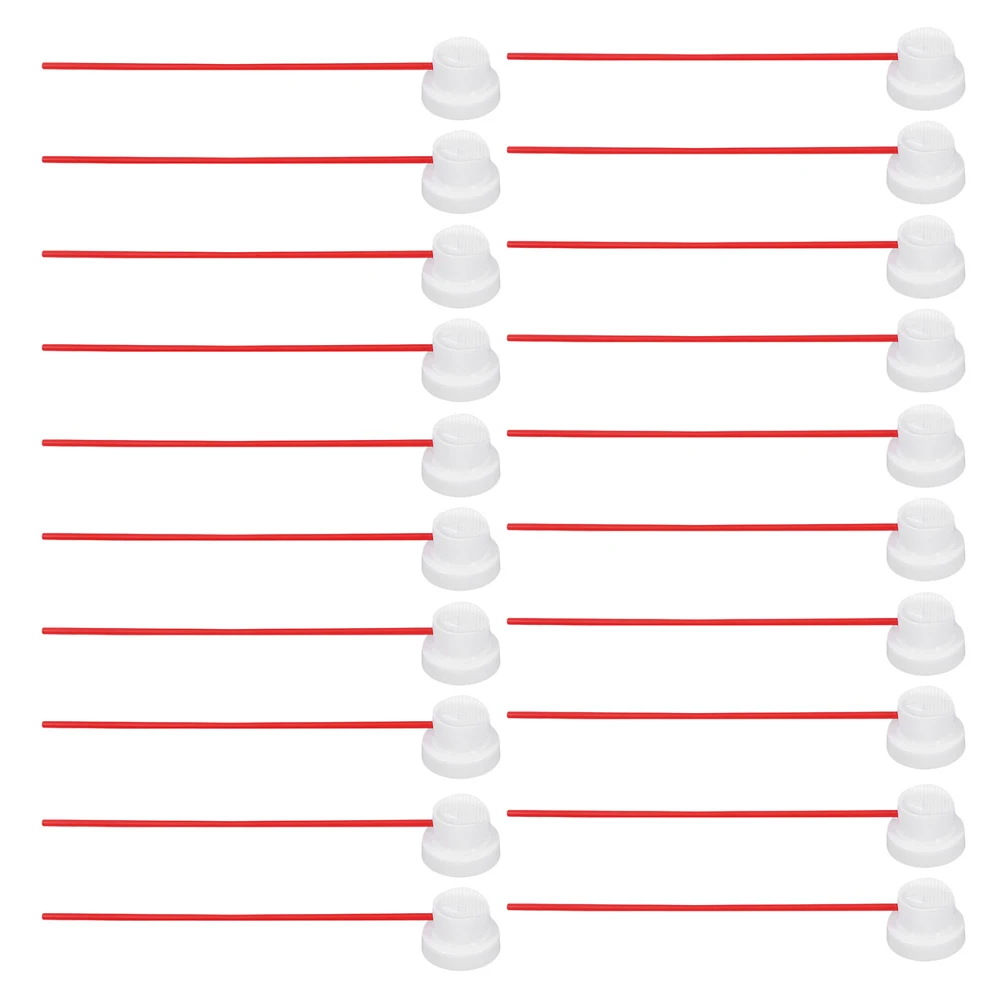 

50 Pcs Robust Spray Can Nozzle Extension Kit Replacement Straws for Fluid Spray Cleaning Applications