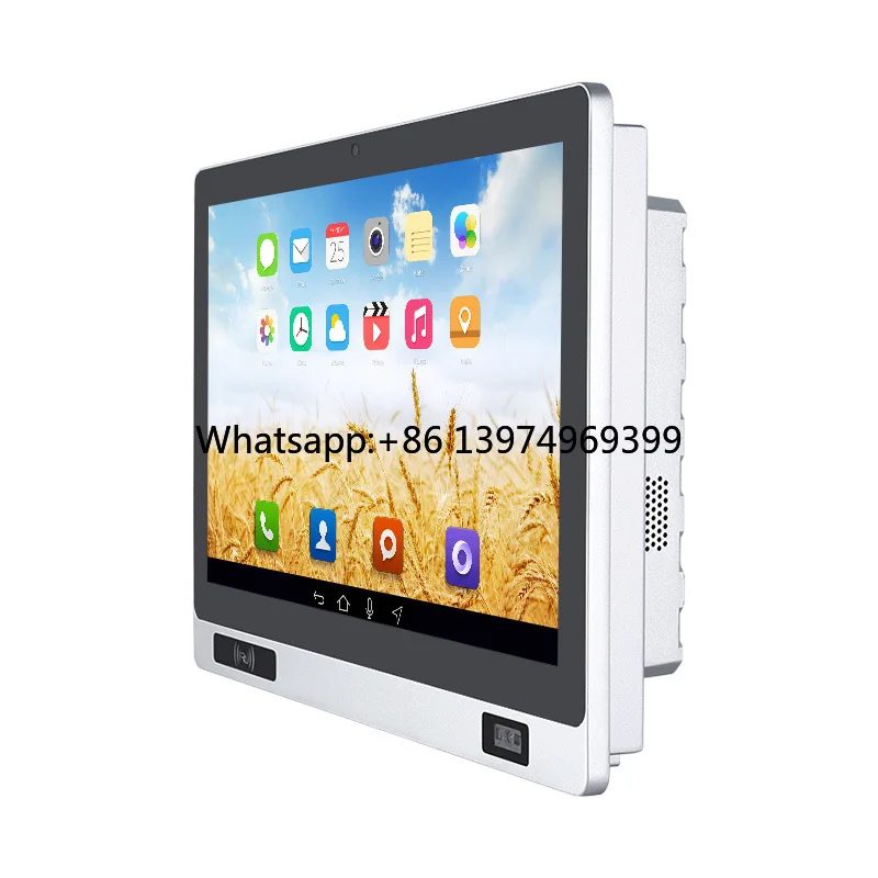 Dual Ethernet 10.1 11.6 15.6 21.5 Inch Full Aluminum Rs232 Rs485 Capacitive Touch Screen Industrial Fanless PC With NFC/Camera