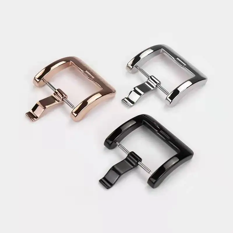 Suitable for Wanbao accessories stainless steel buckle men\'s watch belt pin buckle strap buckle 20mm watch buckle