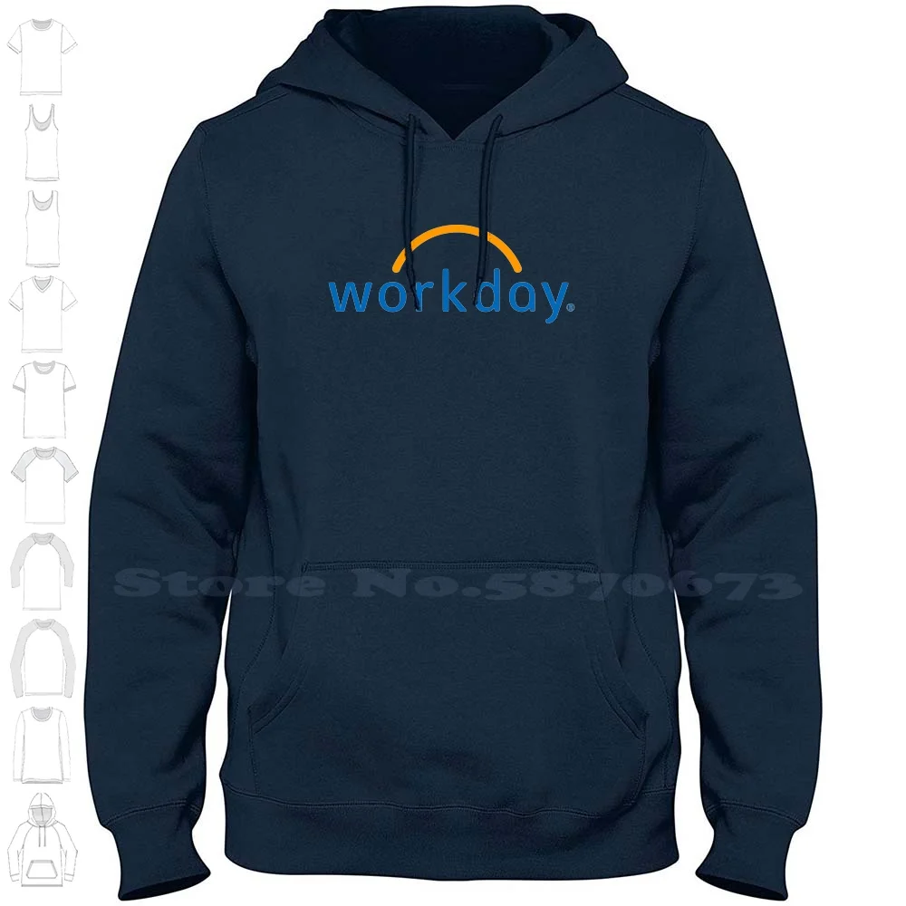 

Workday Logo Brand Logo 100% Cotton Sweatshirt Hoodie Top Quality Graphic Hoodies