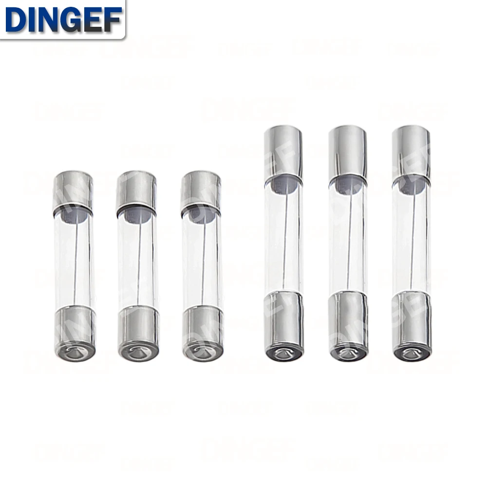 10pcs/lot 5*20mm 6*30mm Fast Blow Glass Tube Fuses 5x20 6x30 mm 250V 0.5 1 2 3 4 5 6 8 10 15 20 25 30 A AMP Fuse