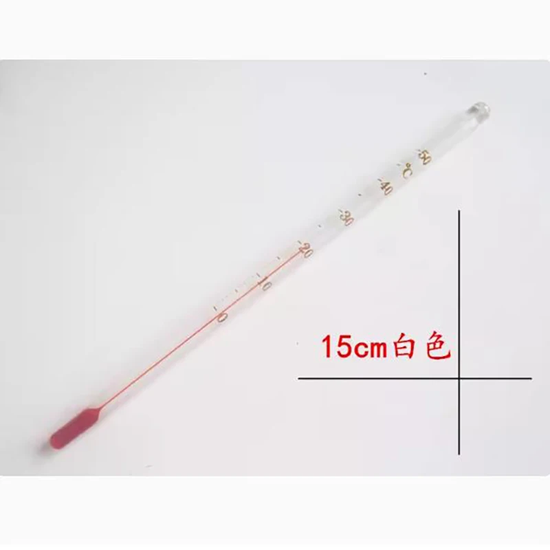 4PCS Red water glass rod thermometer 11 15 20 30 cm water thermometer experimental use 0-50-100 degrees