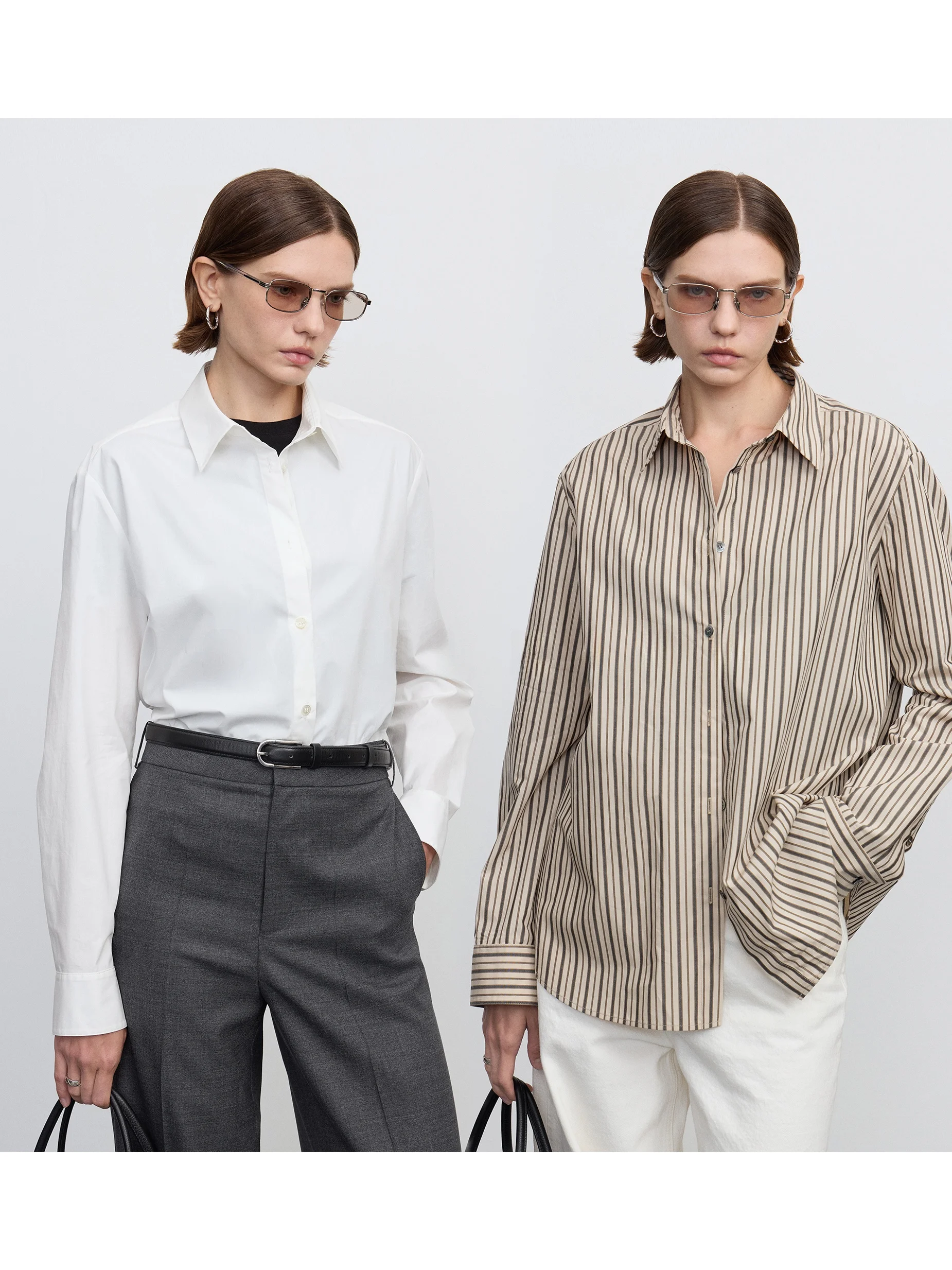 

Soulkiss Classic B Multi-Season Sling Stand 00Supima Cotton Layering Paper Person irt Women's Busin Casual C...