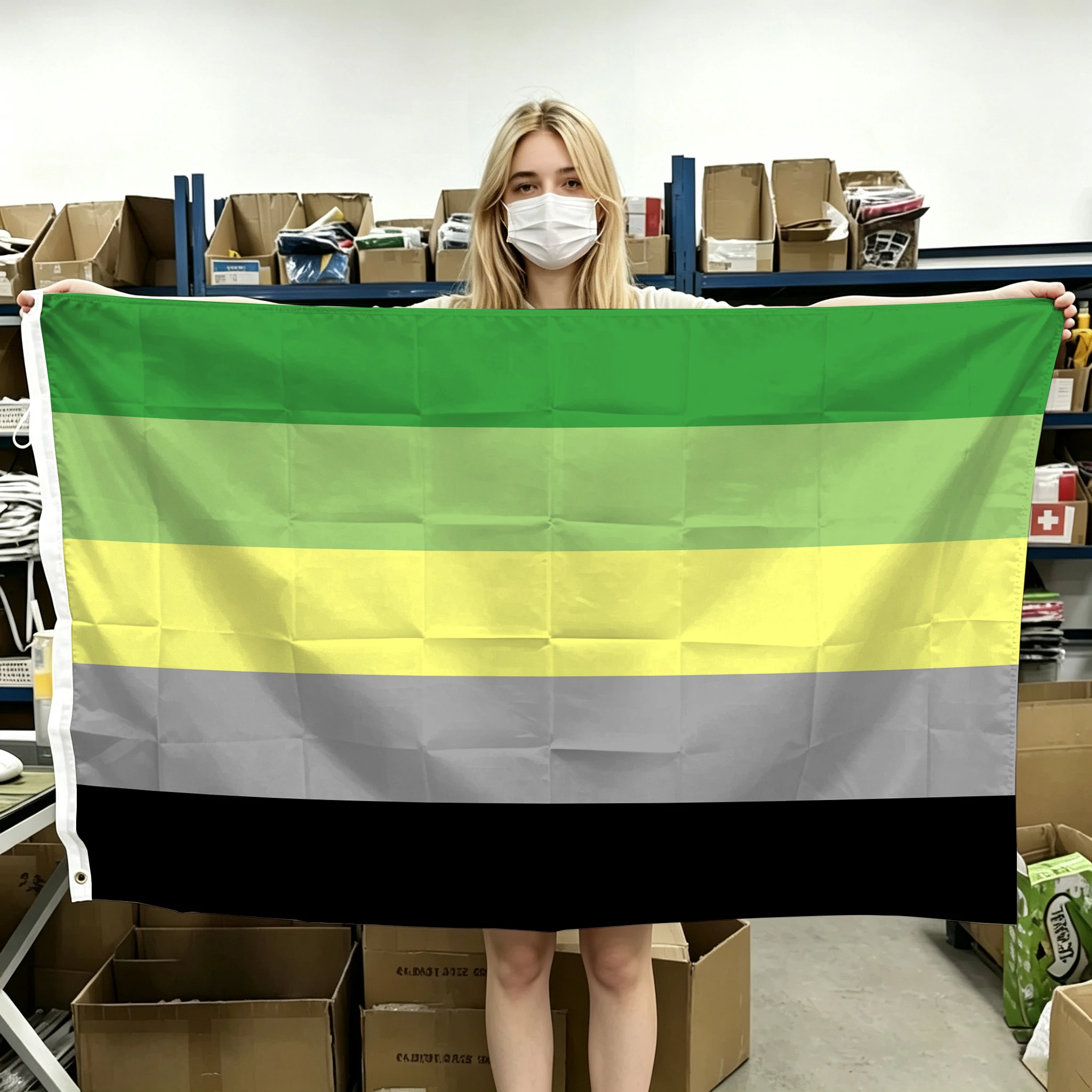 60x90cm 90x150cm 120x180cm LGBTQ Rainbow Progress Pride Flag Rainbow Pride Flags Tapestry Polyester Banner With Brass Grommets