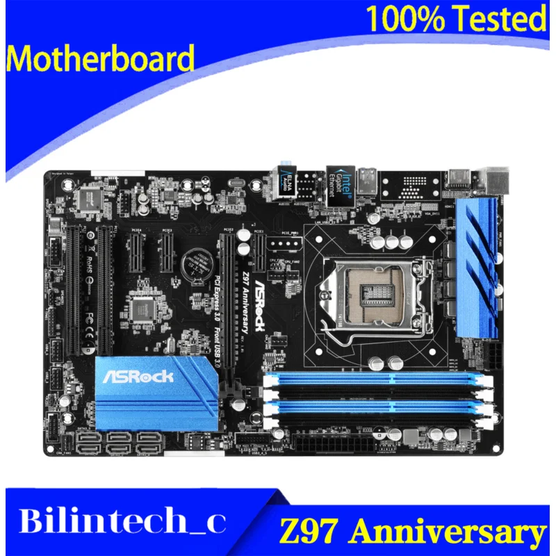 FOR ASROCK Z97 Anniversary Z97 Motherboard DDR3 32GB 1150 100% Tested work