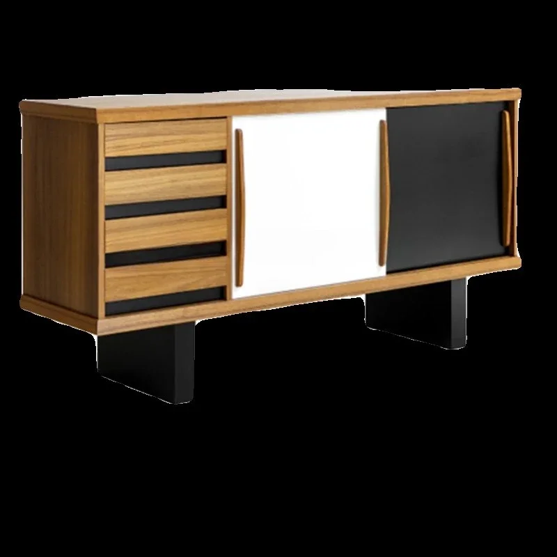 

Многофункциональный пристенный шкаф-тумба в ретро-стиле для прихожей, столовой или как придиванный столик для хранения вещей