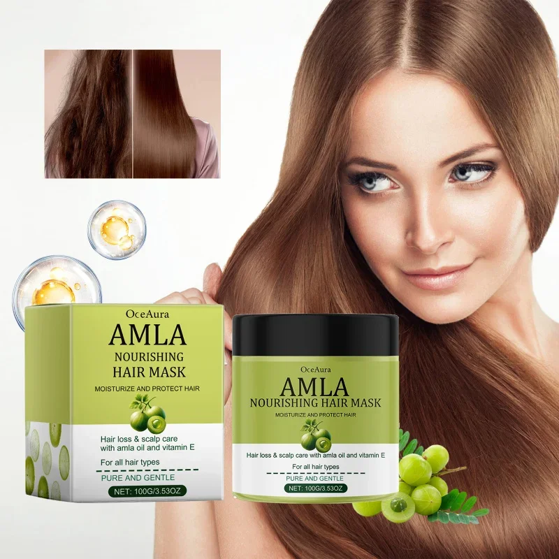 

Hydrating Hair Mask - Nourish Smooth Frizz Control Repair Dry Damaged Split Ends Boost Softness Shine Gentle Hair Care