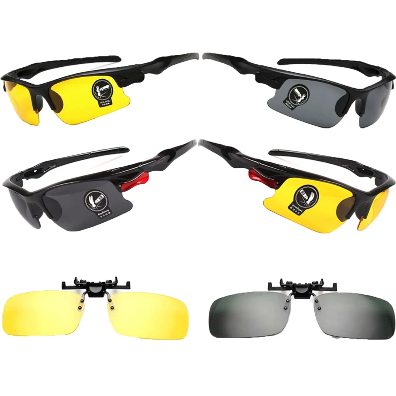 

Anti-UV Polarizer Car Drivers Night Vision Goggles Polarized Driving Glasses Sunglasses Auto Accessories Driving Glasses 1pc