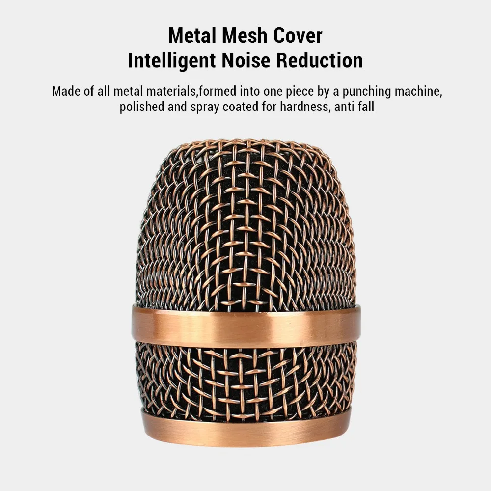 Handheld Wired Dynamic Microphone with ON Off Switch Cardioid Moving Coil Microphone Vocal Microphone Stage Performance
