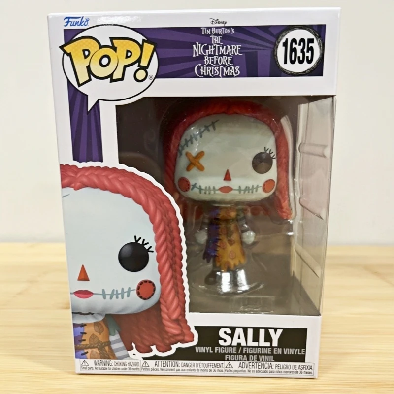 Funko Pop! Disney The Nightmare Before Christmas Sally #1635 Original Vinyl Figure Collectible Model Desktop Ornament Toy Gift