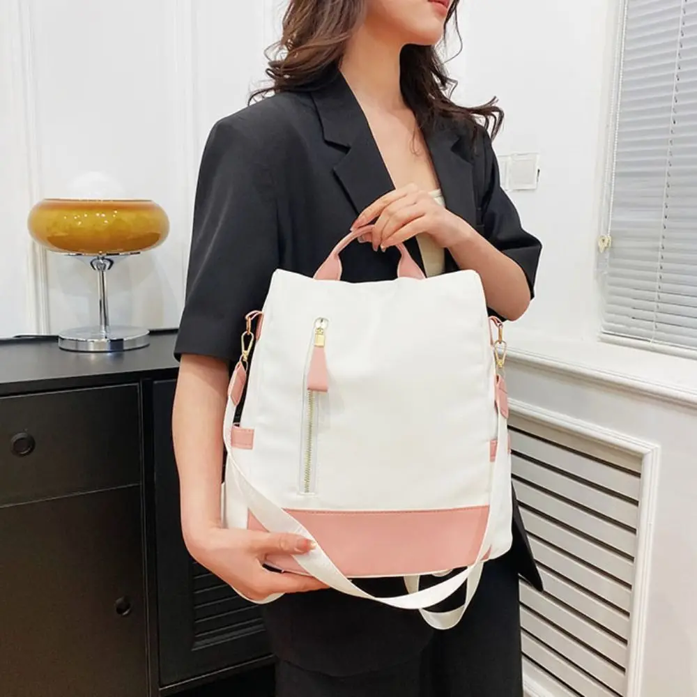 Zaino multiuso da donna alla moda in tessuto di nylon antifurto borsa a tracolla casual elegante zaino da viaggio femminile impermeabile