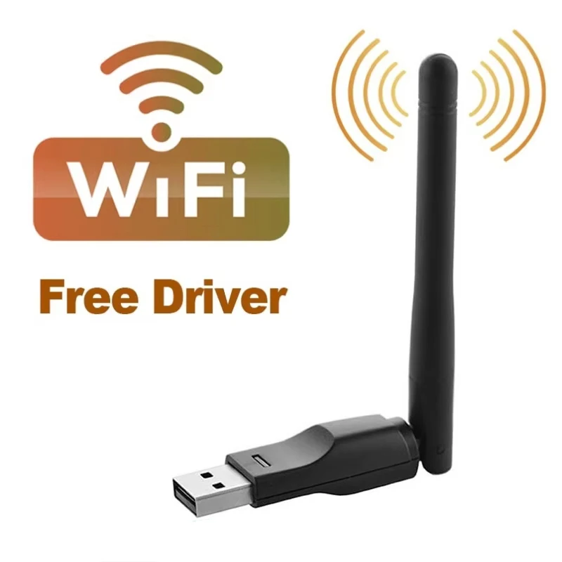 RTL8188 USB WiFi Receiver Dongle Adapter For TV Box Computer Laptops Desktop Wireless Supplies Home Office Network Receiver Kit