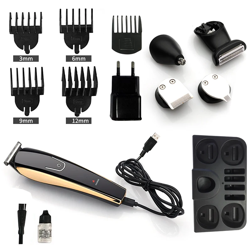 wholesale 5 in 1 Heads Nose Ear Hair Trimmer Men razor Shaver Clippers Electric Hair Shaver for men