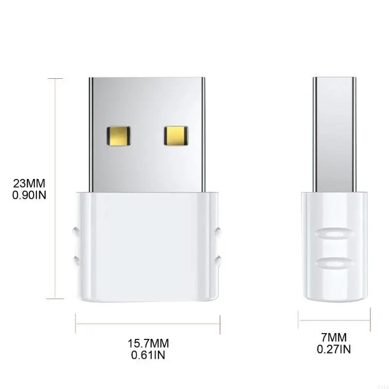 R91A USB C 암시 대 USB 수컷 어댑터 USB 유형 C에서 USB 2.0 어댑터 컨버터 노트북 노트북 PC 키보드 480mbps를위한 어댑터 변환기