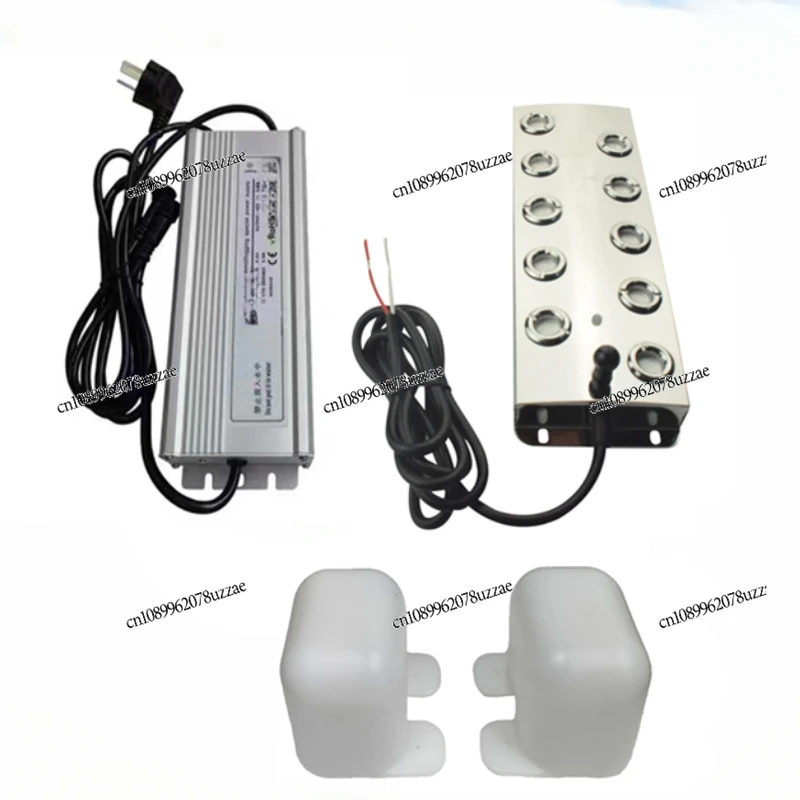 Ultrasonic Ten-head Atomizing Board Atomizing Head Rockery Fish Pond Pool Waterscape Fog Making Machine Industrial Humidifier