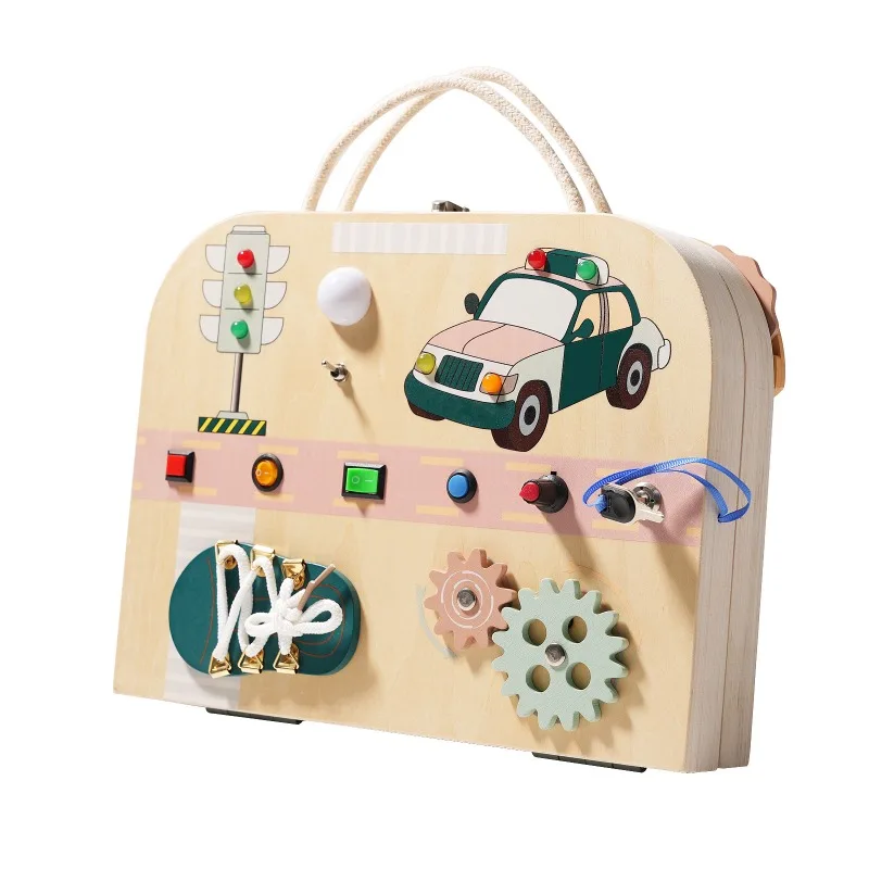 Babypuzzel Tekentafelspellen Houten kinderen Vroeg onderwijs Montessori Druk bord Wiskundespeelgoed Zintuiglijk speelgoed Magnetische blokken Cadeau