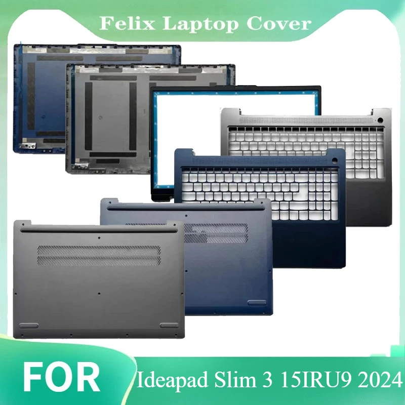 

Для Ideapad Slim 3 15IRU9 2024, новая задняя крышка ЖК-дисплея для ноутбука/передняя рамка/подставка для рук/нижняя крышка, верхняя крышка