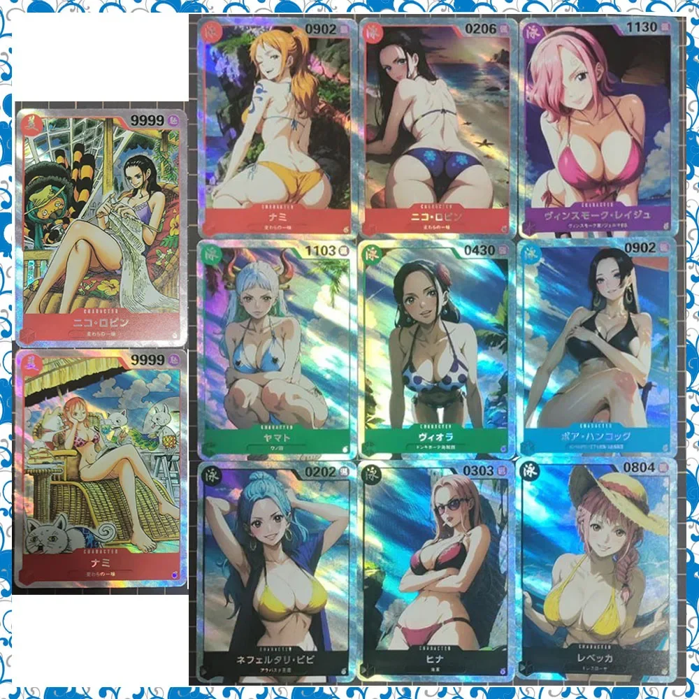 

Anime Goddess DIY ACG Hancock Vivi Yamato Sexy Premium Flash Collectible Card Boy Toys Christmas Birthday Gifts Board Game