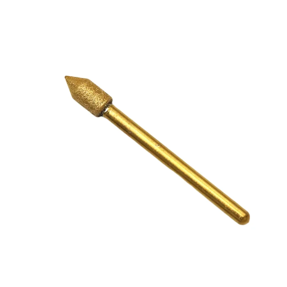 1 قطعة إبرة نحت الصنفرة طحن قضبان الحفر النقش الحفر للزجاج اليشم حجر اليشم مطلي الماس التوسيع إبرة