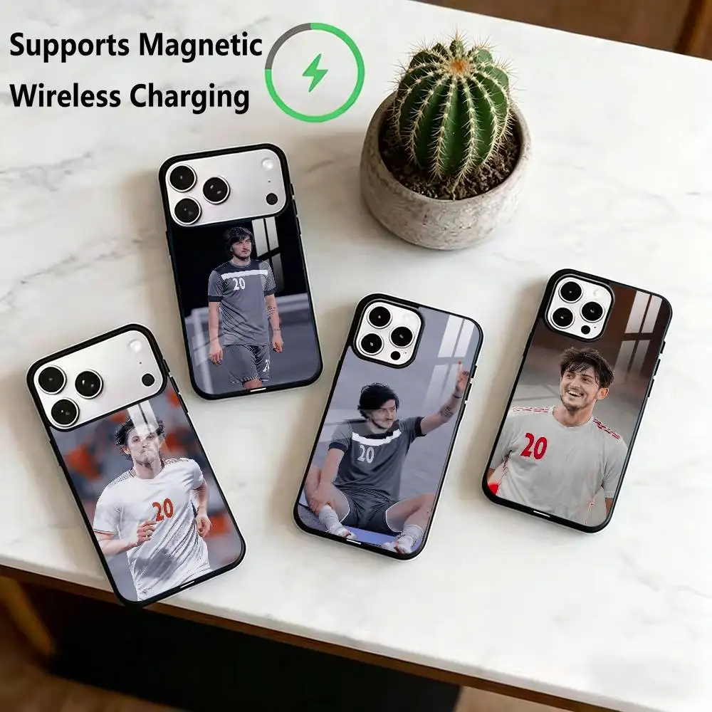 

F-Football Sport Sardar Azmoun-N Phone Case For iPhone17,16,15,14,13,12,11 Plus,Pro Allows magnetic wireless charging