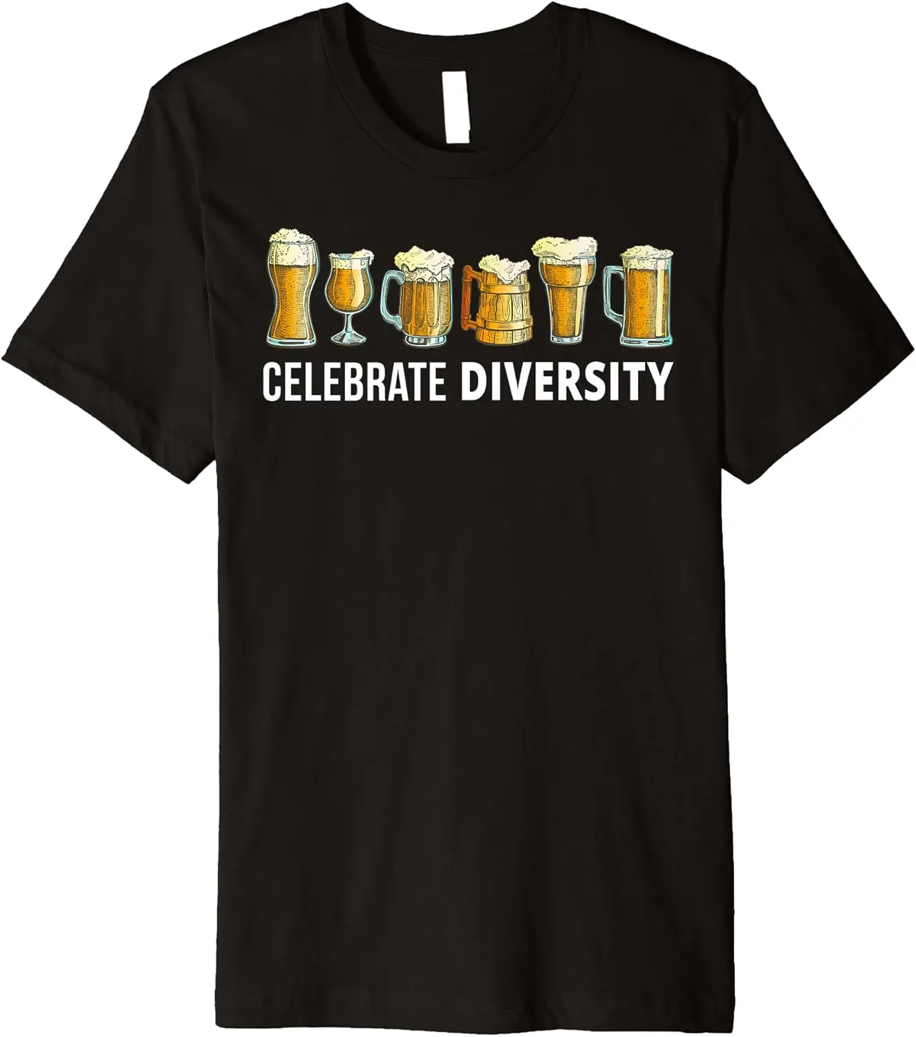 Beer Drinker Celebrate Diversity Craft Beers Men's Fun Gift Premium T-Shirt