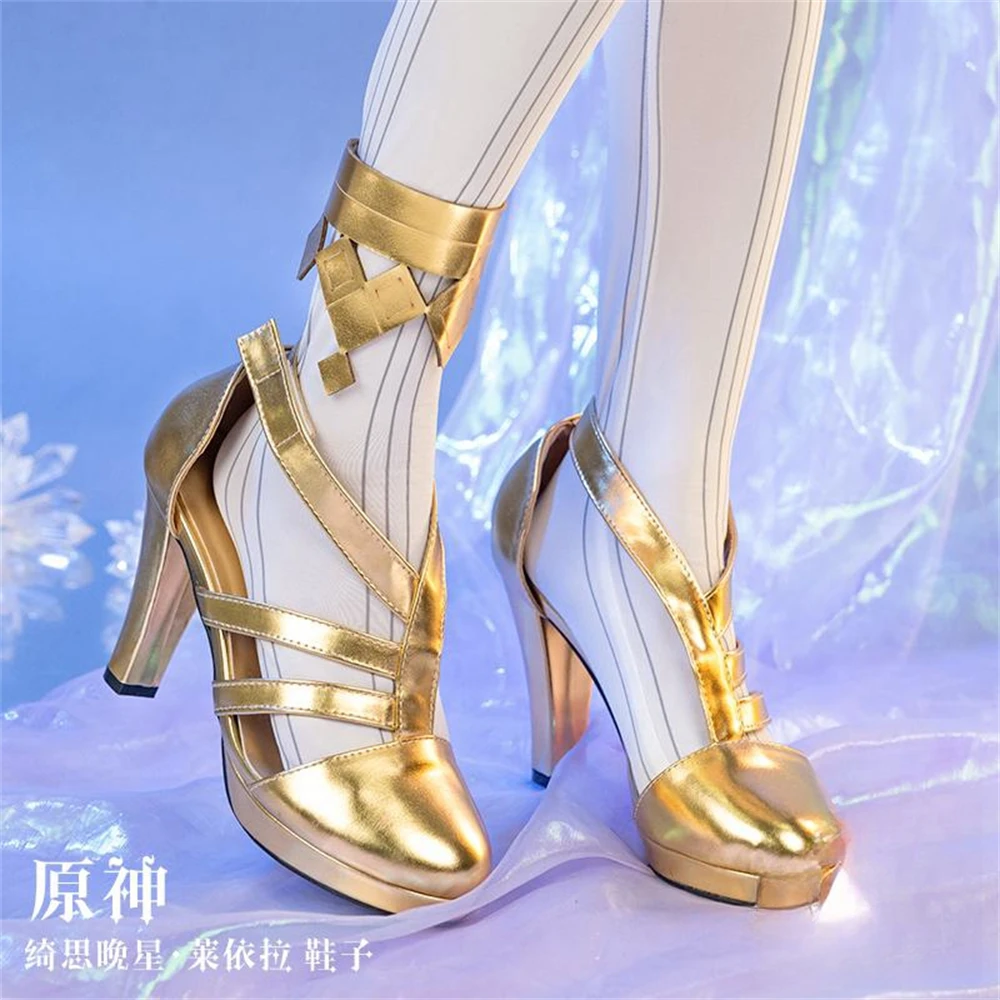 Layla Cosplay Shoes gioco gioco Genshin Impact Layla Cosplay Boots Christmas Cos Shoes