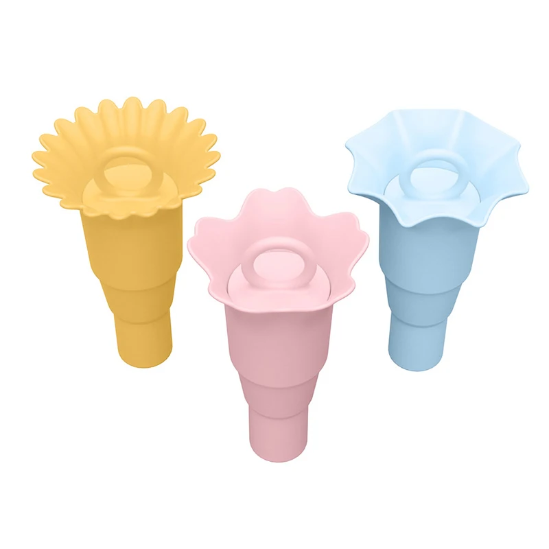 

Ice Cream Cups Silicone Ice Cream Cone Mold with Lid Popsicle Ice Cream Storage Containers Kitchen Supplies