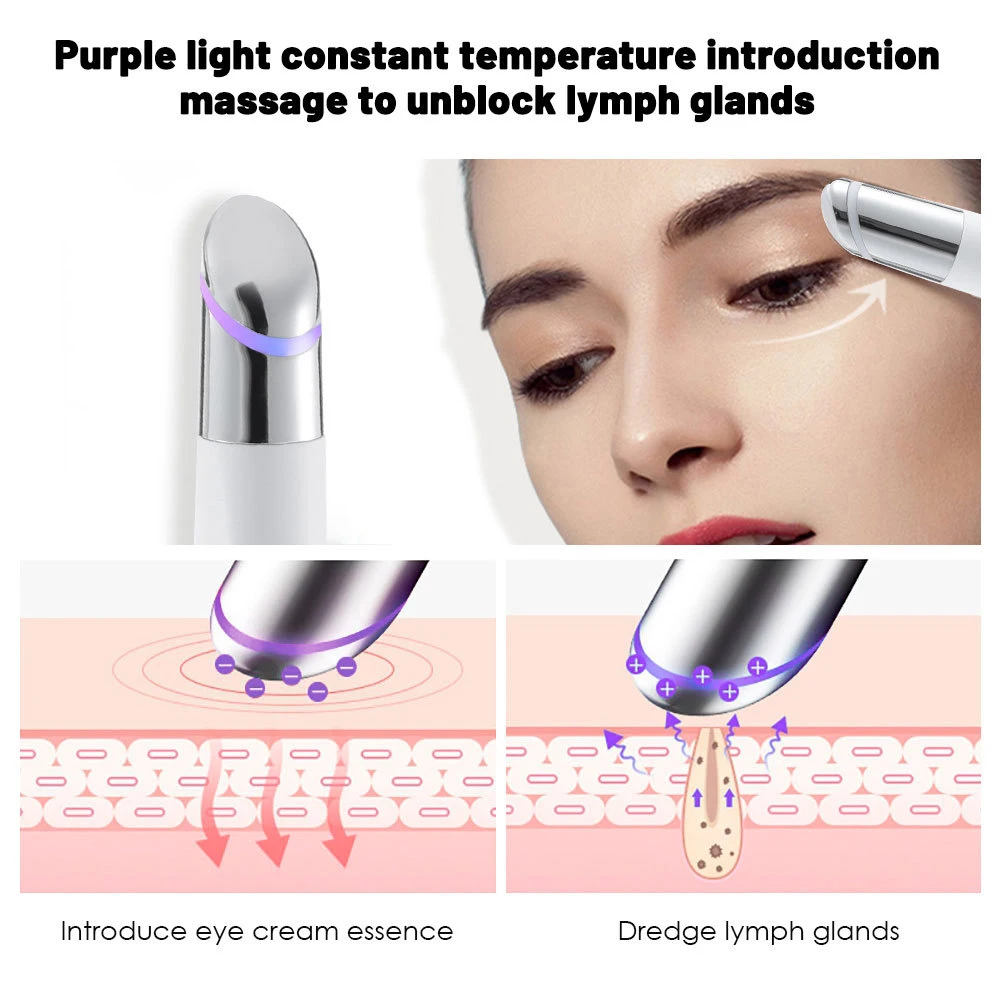 Eye Vibration Massager Anti Dark Circle eye lifting&Blue Light Anti Wrinkle  Hot Compress Beauty Device Eye Introduction Device