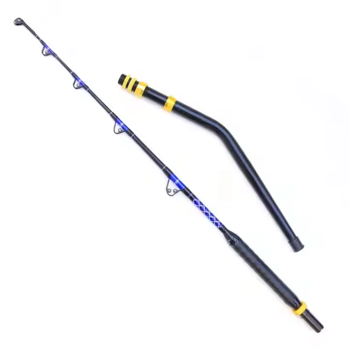 

Rod Saltwater Fishing Carbon Heavy Boat Rod for Water Sea Big Game Deep Sea Jigging Butt Fishing Boat Trolling Rod