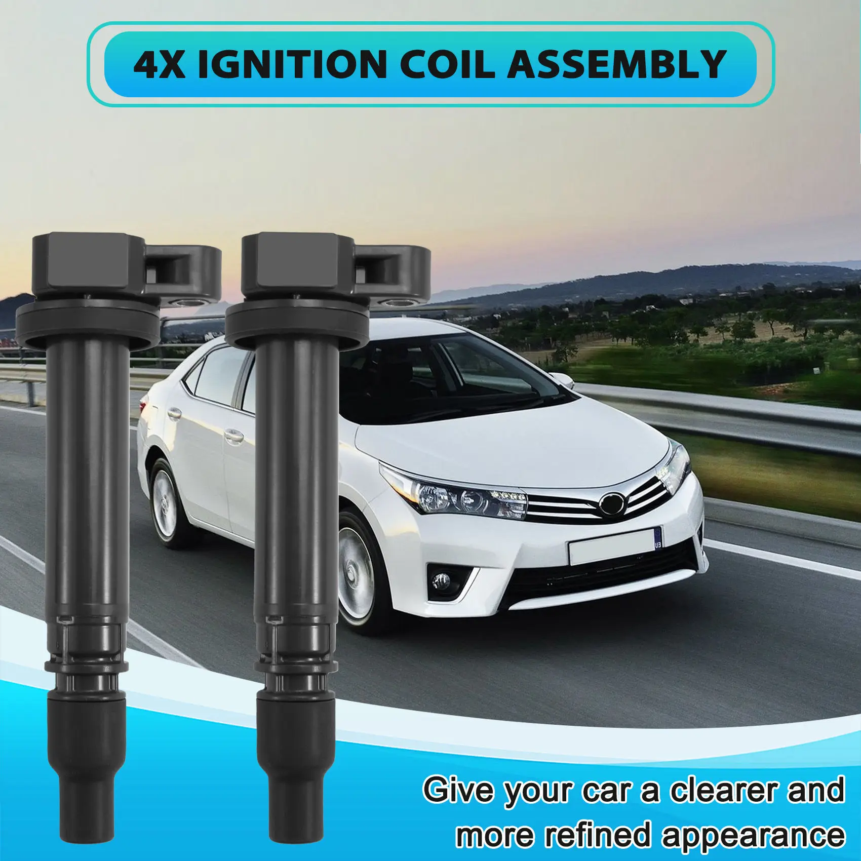 

Ignition Coils 90919-02238 For TOYOTA Lexus Pontiac Vibe Celica Corolla Matrix L4 1.8L 90919 02238 9091902238