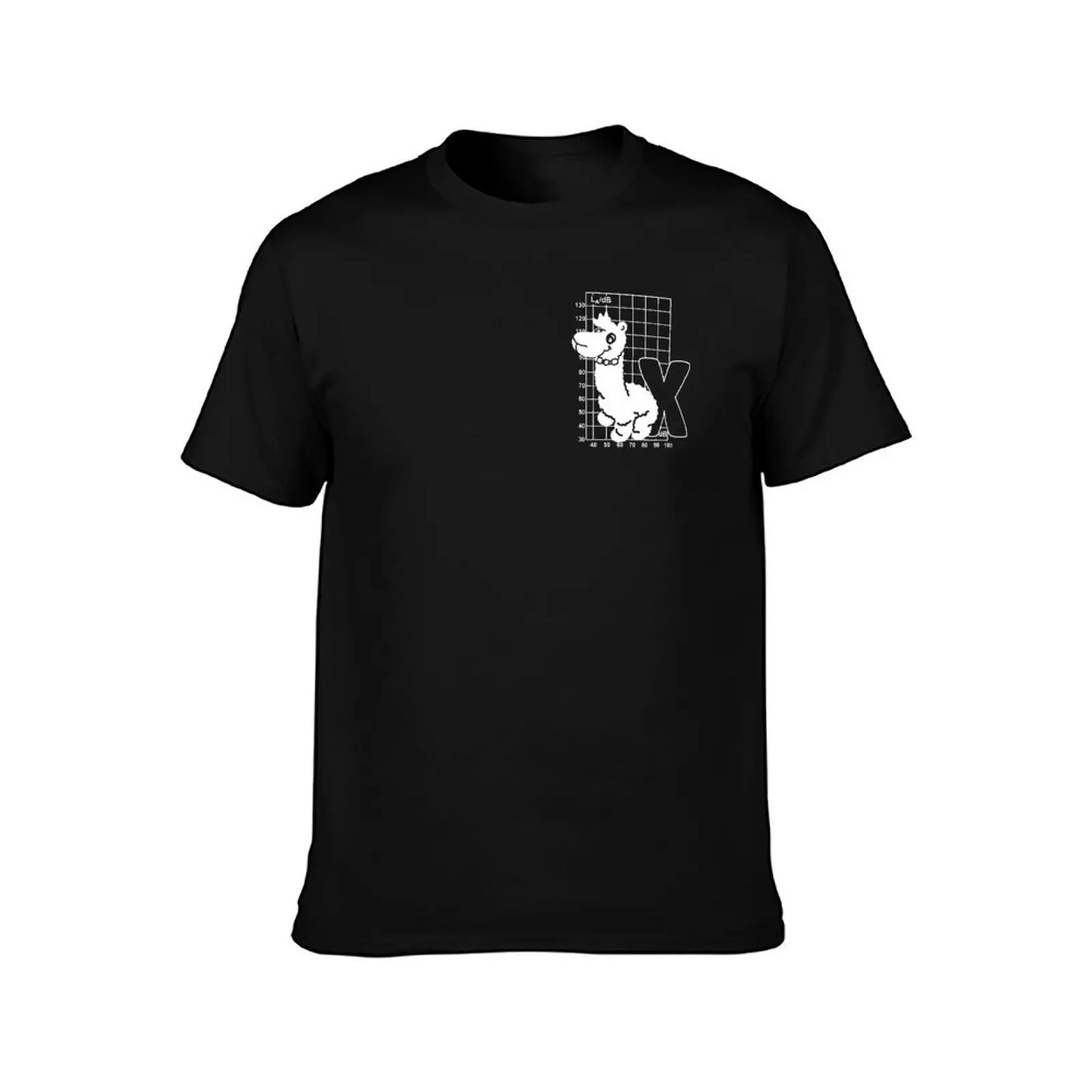 The Llama X (white print) T-Shirt Art Pattern Printed Casual Top T-Shirt