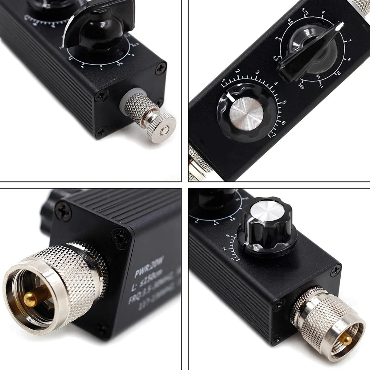 Antenna a onde corte QRP da 20 W Antenna HF da 5 MHz-55 MHz Antenna sintonizzata a banda intera