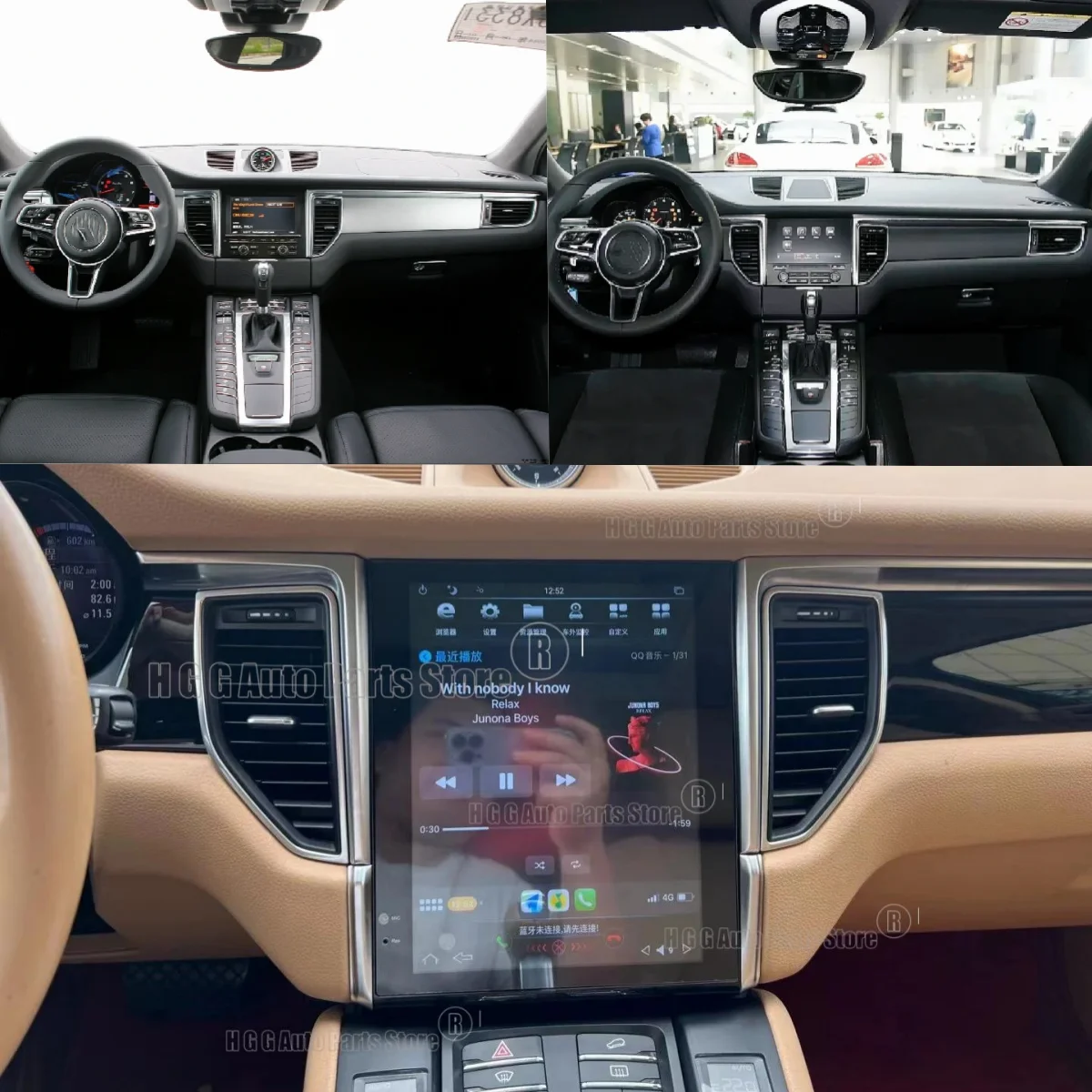 Touch Screen For Porsche Macan 2014-2017 Car GPS Navigation Head Unit Android Multimedia Player Auto Stereo Radio Recorder 11.3