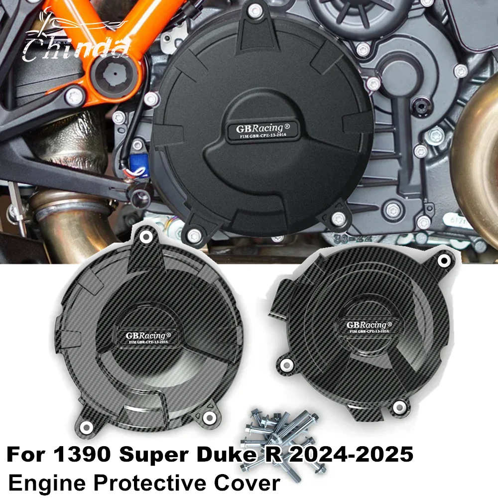 

Motorcycle Engine Cover Sets Bonnet Protector Engine Cover FOR 1390 Super Duke R 2024-2025