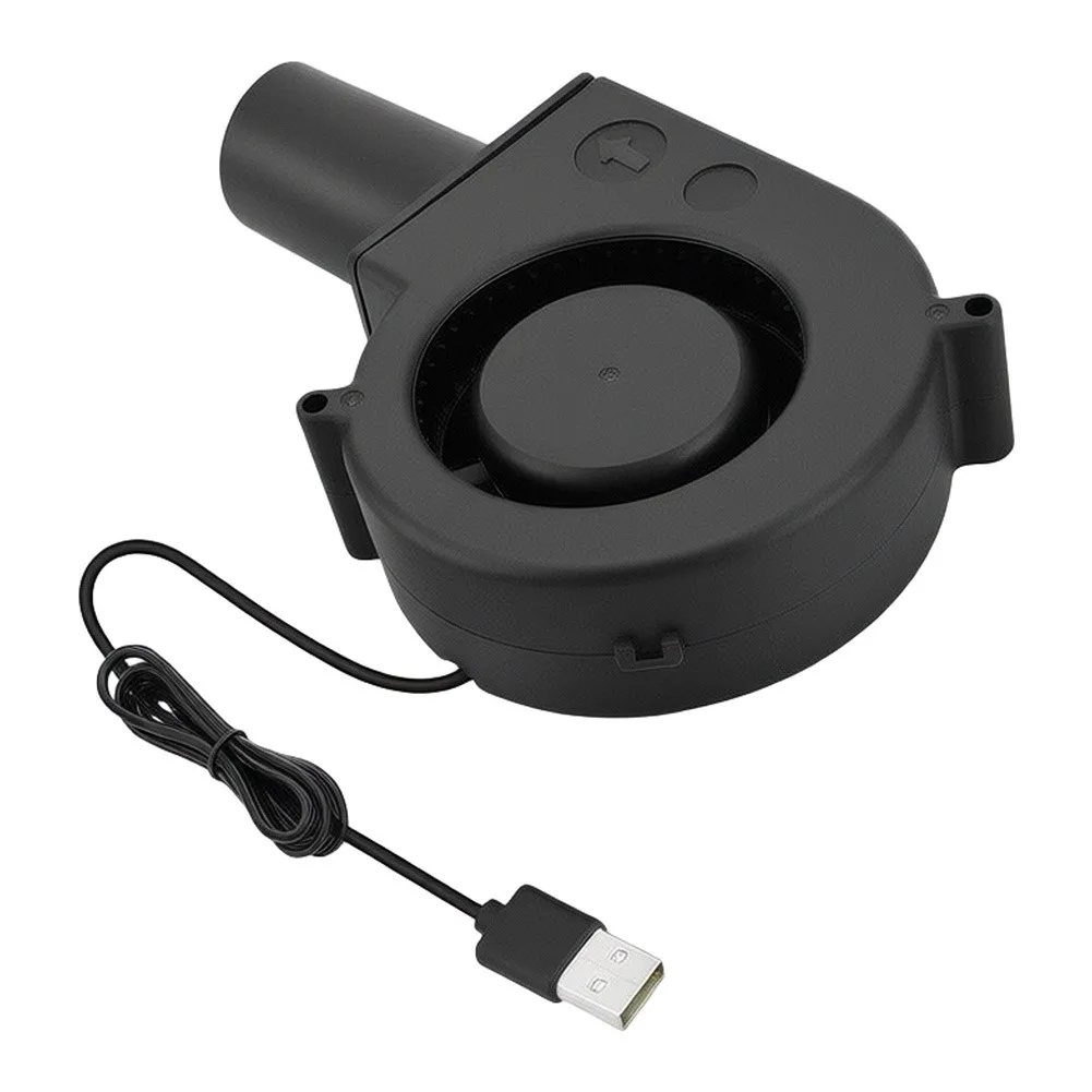 5V USB Powered Blower For Barbecue Grill Camping, Silent Outdoor Firewood Fan With Single-Speed Airflow For Efficient Cooking