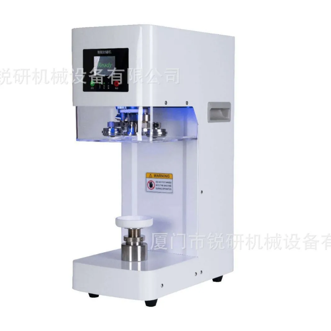 sealing machine milk tea coffee plastic can aluminum can easy to open lid sealing automatic non-rotating  sealing machine