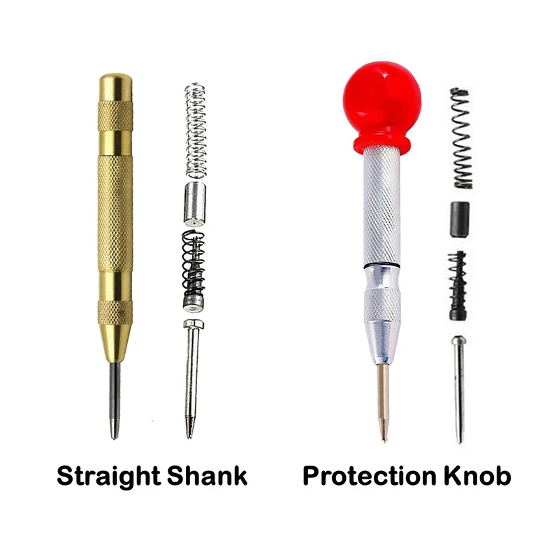 Picture 4: Automatic Center Punch 130MM Strong Adjustable Spring Loaded Drill Tool Woodworking Mental Puncher Loaded Marker Hand Tools