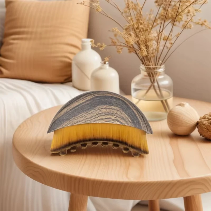 فرشاة الوجه الجافة المحمولة شعيرات ناعمة أداة تدليك اللمفاوي احيطية جهاز نحت الوجه سبا منزلية فرشاة تقشير لطيفة #4