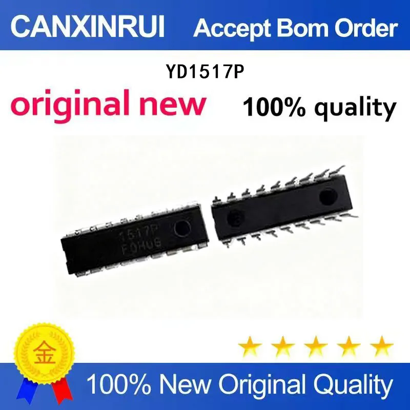 (5-100 Pieces) Brand new original YD1517P 1517P DIP18 direct insertion audio amplifier chip